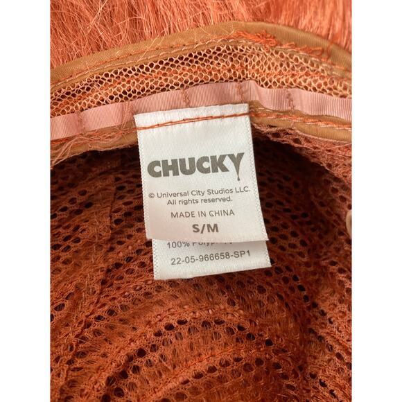 Chucky Wig Halloween Costume Accessory‎ Orange Small / Medium Unisex - Picture 3 of 11